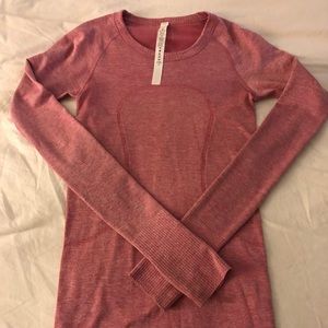 Pink Sparkly New Lululemon Longsleeve